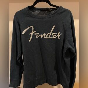 Unisex Blue “Fender” Sweatshirt